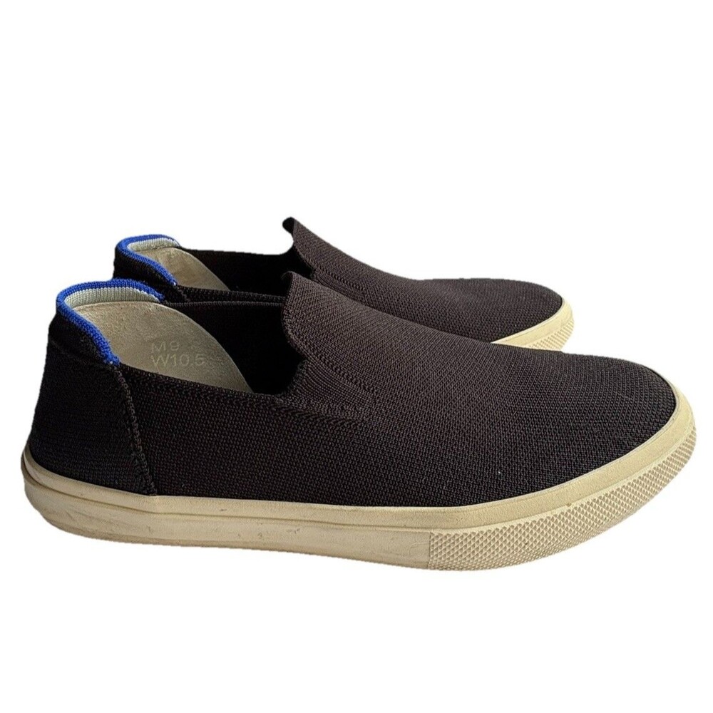 Rothy’s Original Slip On Washable Knit Sneaker In Black Women’s Size 10.5